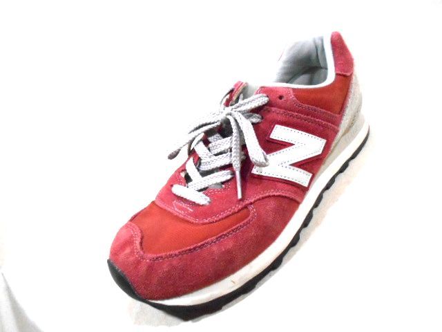 極美品□ニューバランス 574クラシックレッド□NEWBALANCE