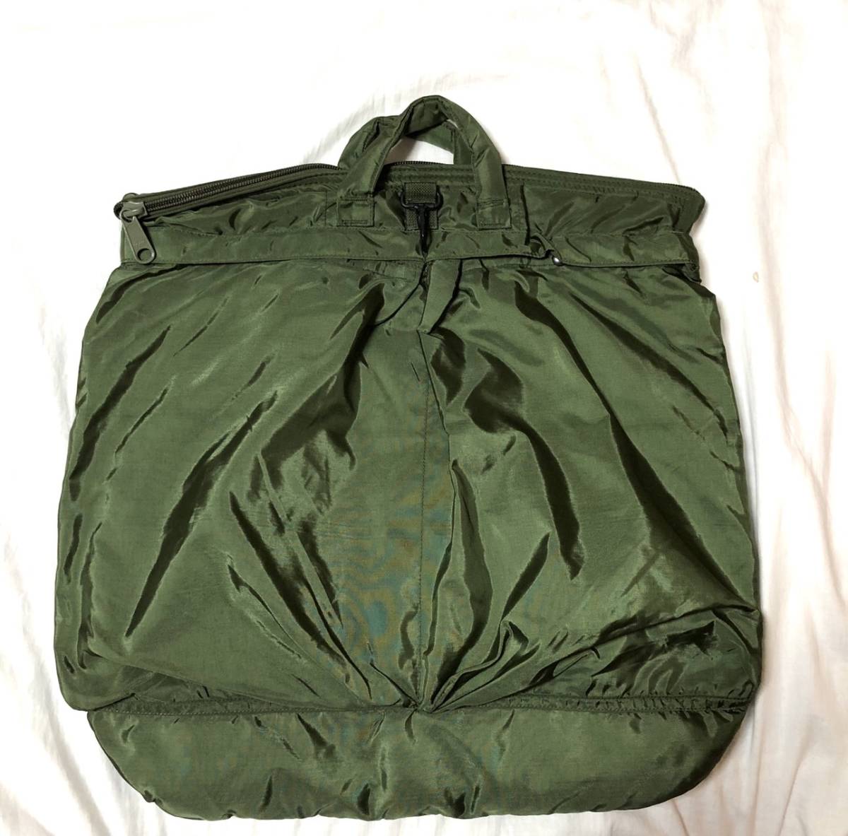 UNICOR製 Flyer's Helmet Bag 米軍実物 カーキ USA アメリカ軍
