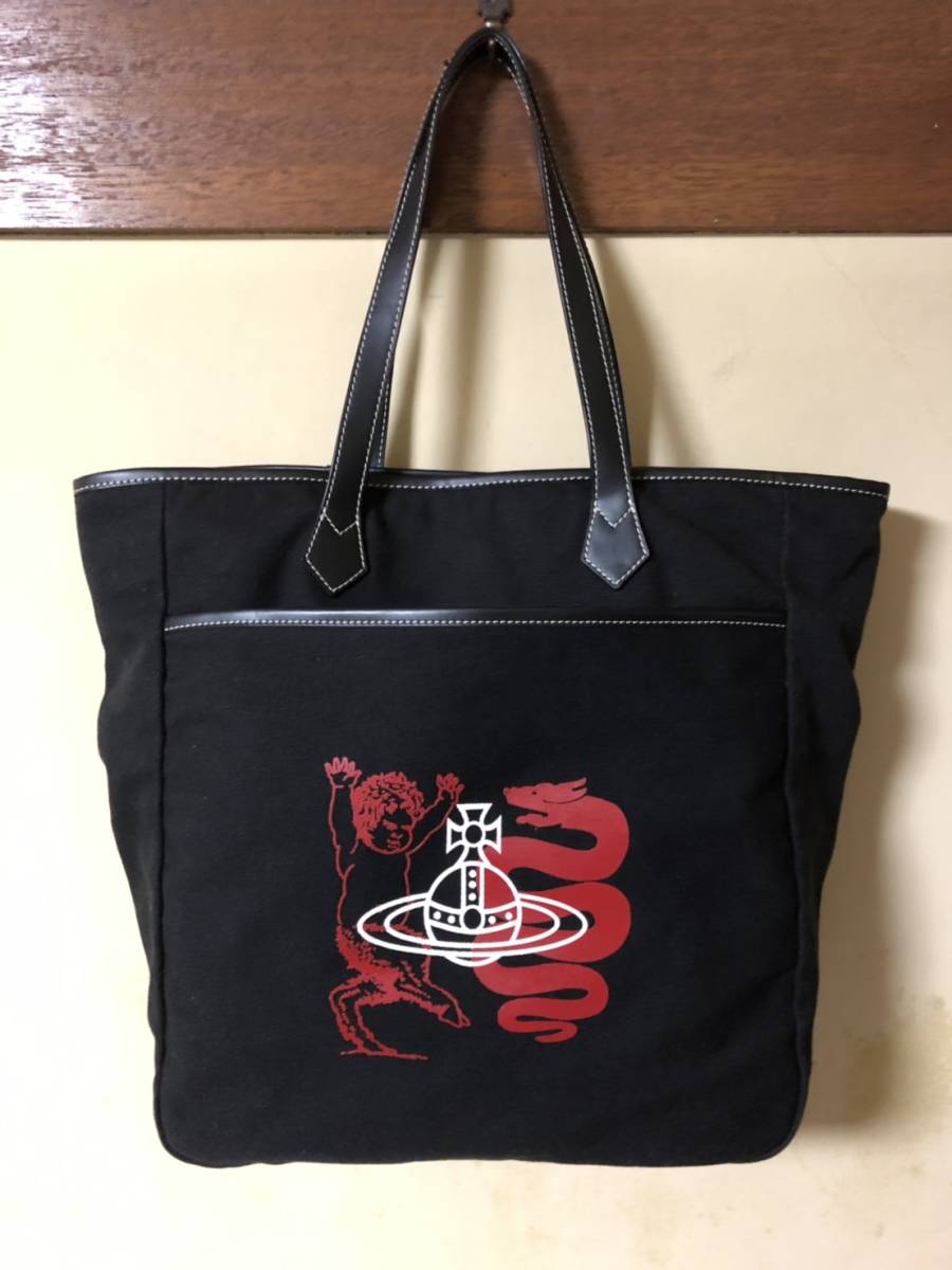ヴィヴィアンウエストウッド Vivienne Westwood サティア柄トート 