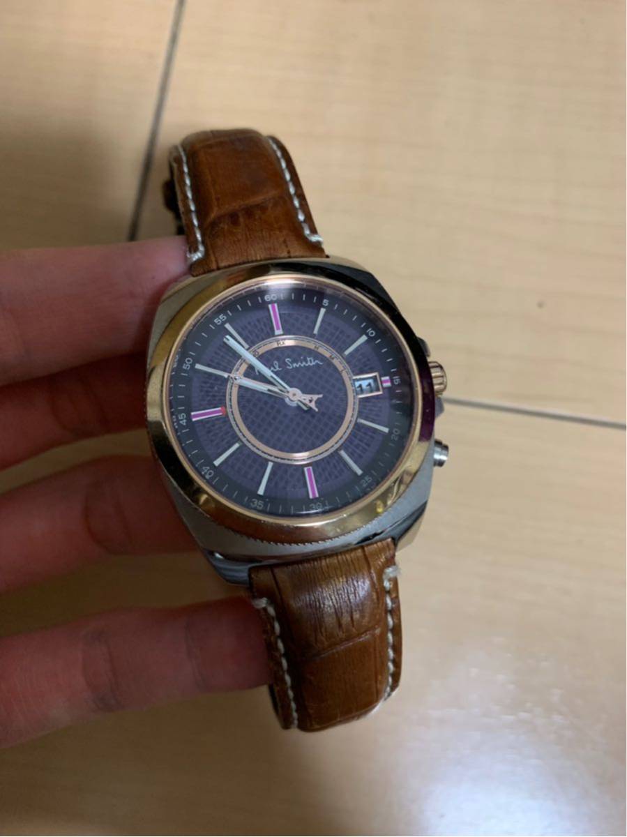 【ポールスミス】ソーラー電波腕時計・レザーベルト ポールスミスpaulsmith電波ソーラー時計レザーベルト について 【公式