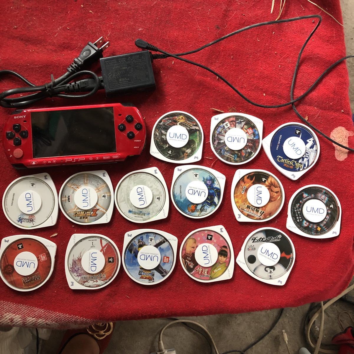SONY PSP本体とソフト14本セット PSP PSP-1000 ソフト14本セット PSP
