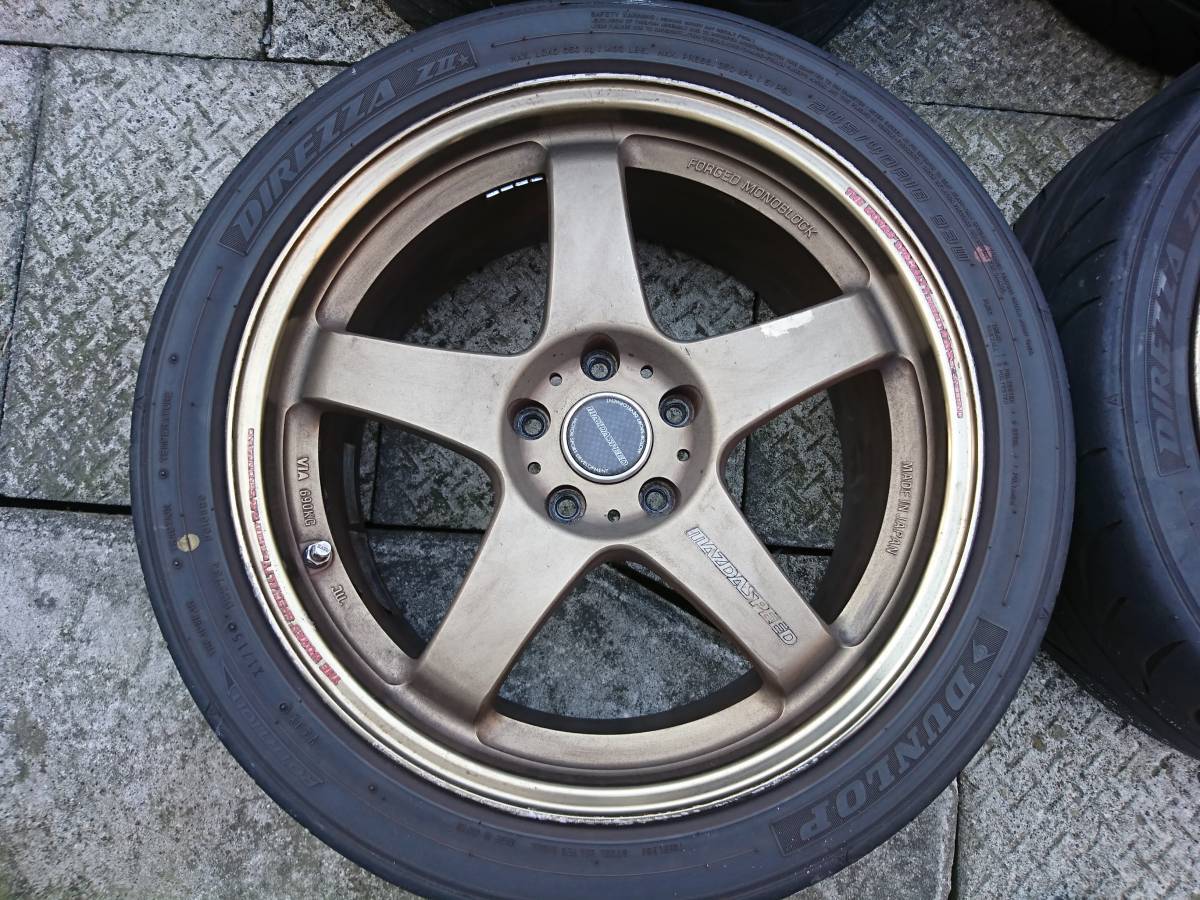 マツダスピード ホイール 18インチ 8.5J +40 114.3 4本セット FD3S