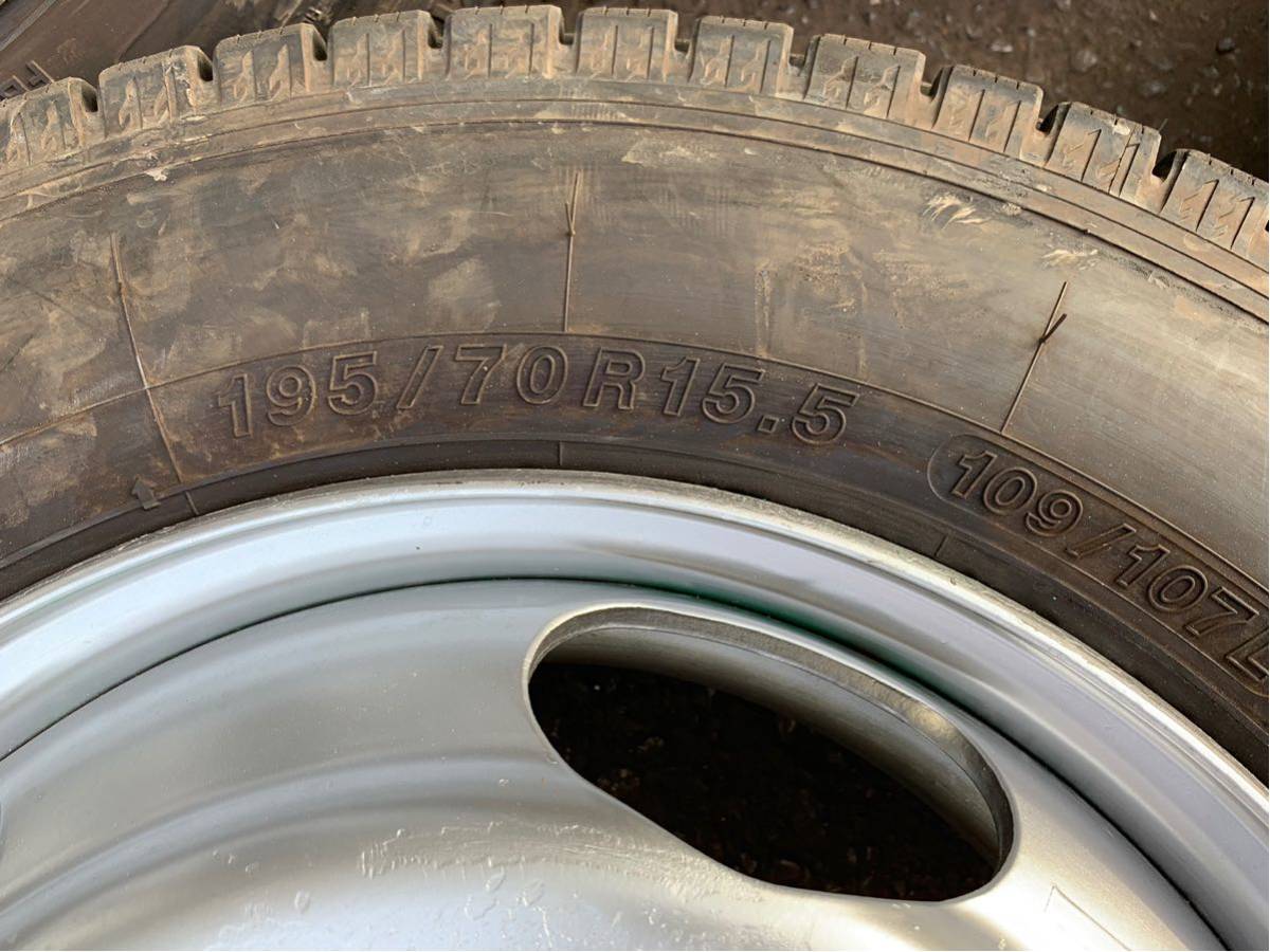 いすゞ エルフ 195/70R15.5 109/107 L ヨコハマ IG91 スタッドレス DFR 
