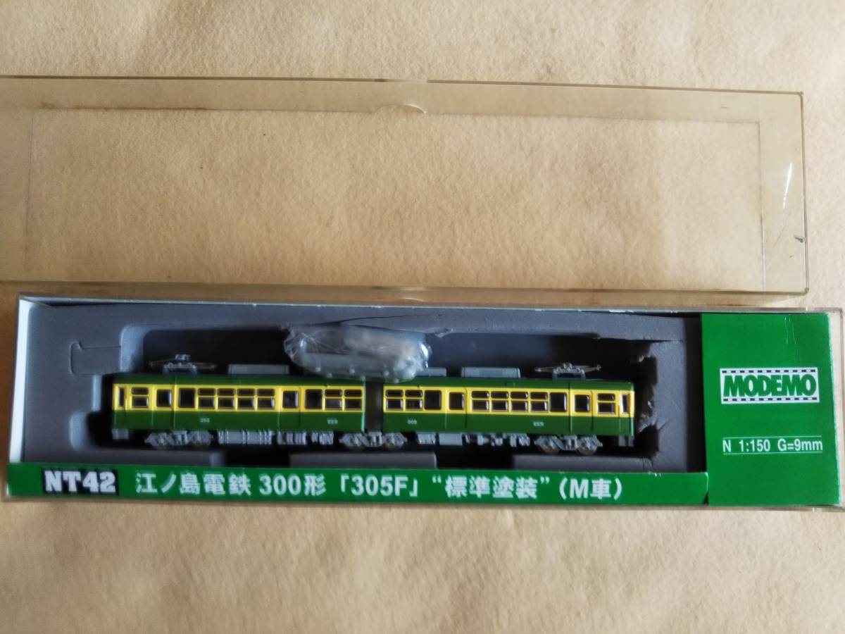 Nゲージ MODEMO NT42 江ノ島電鉄300形（305F）標準塗装（M車） 【公式