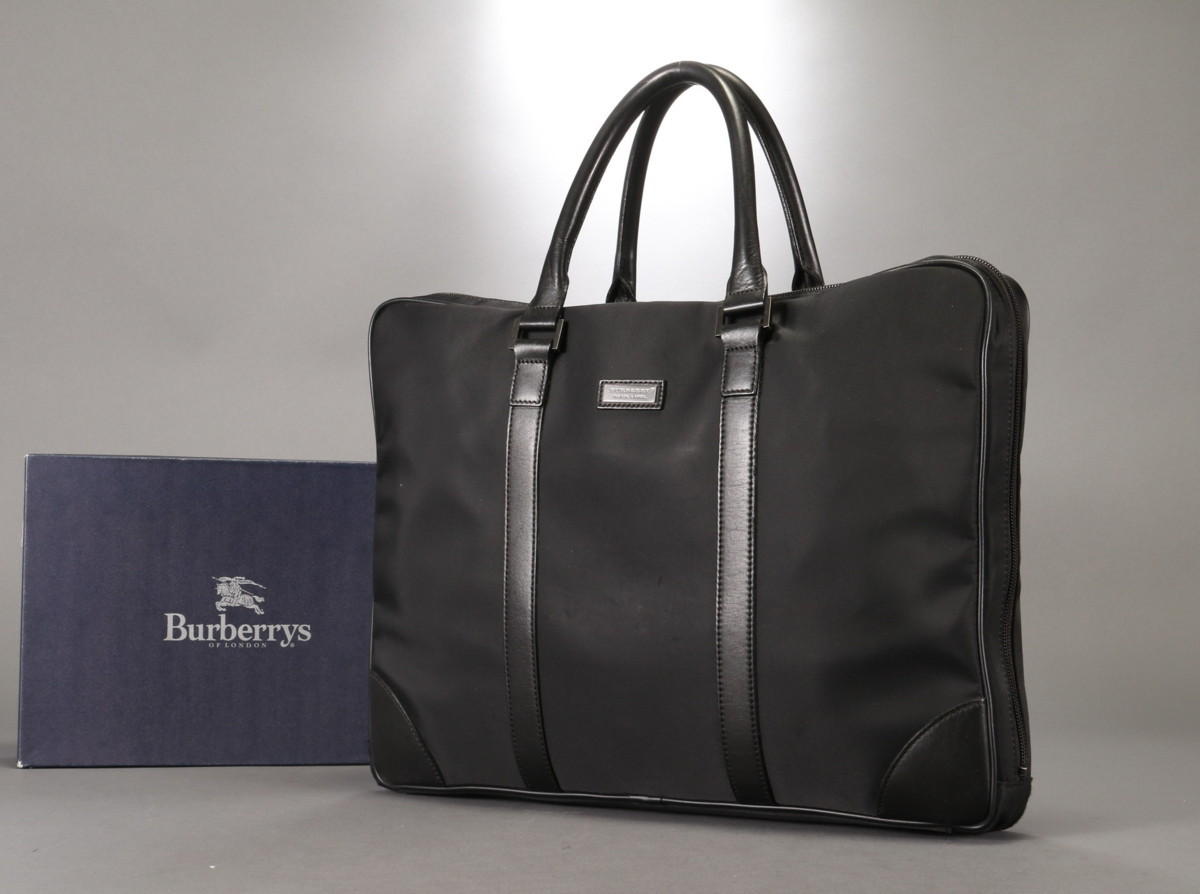 ビジネスバッグ 1円 BURBERRY バーバリーブラックレーベル バーバリー