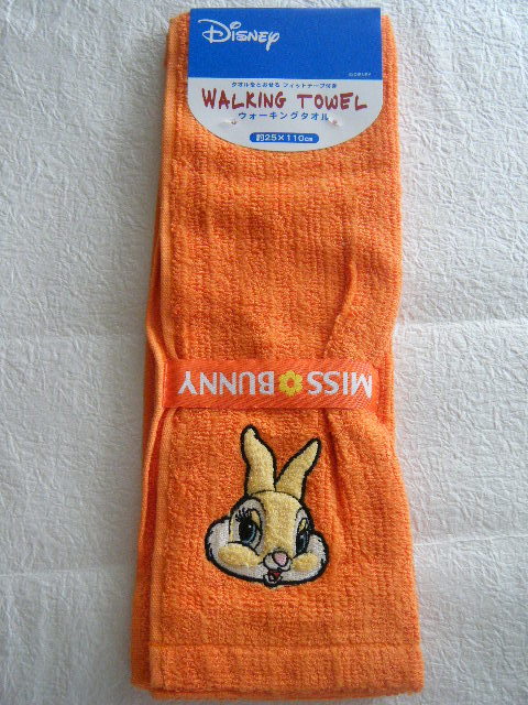 マラソン★ディズニー★ミスバニー★ウォーキング★マフラータオル★約２５ｃｍ１１０ｃｍ_1