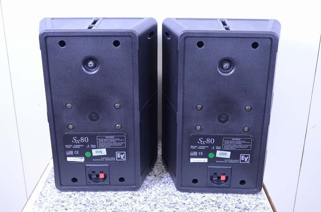 Electro-Voice エレクトロボイス EV SX80 ペアセット 送料1000円!!】EV ELECTRO-VOICE エレクトロボイス SX80 スピーカー