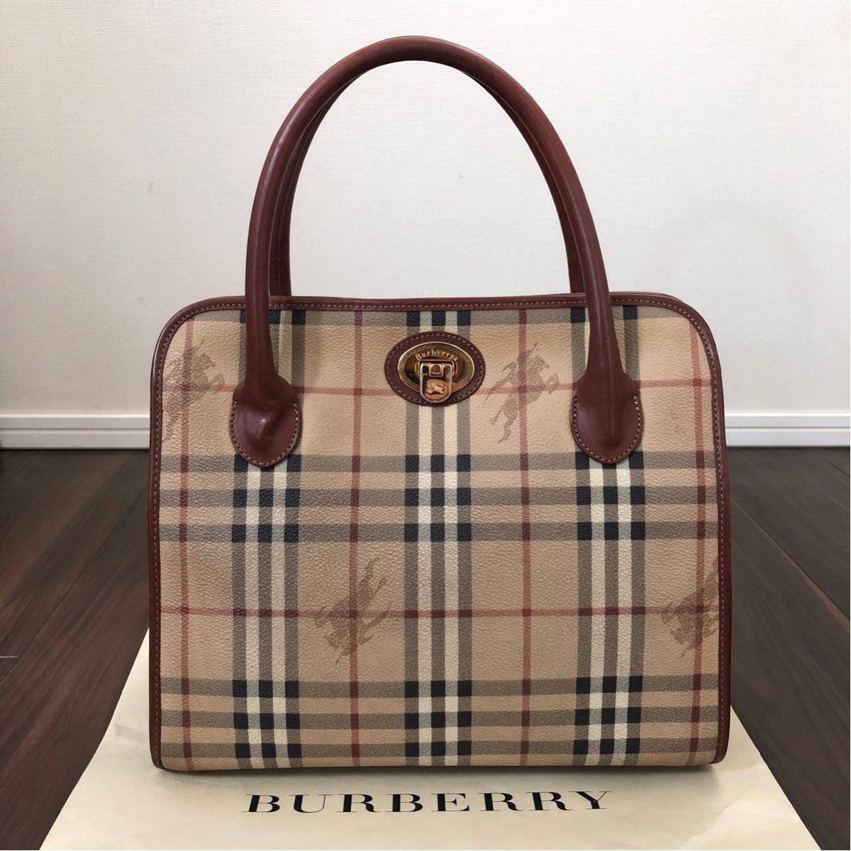 ヘイマーケットチェック トートバッグ BURBERRY バーバリー バーバリー 