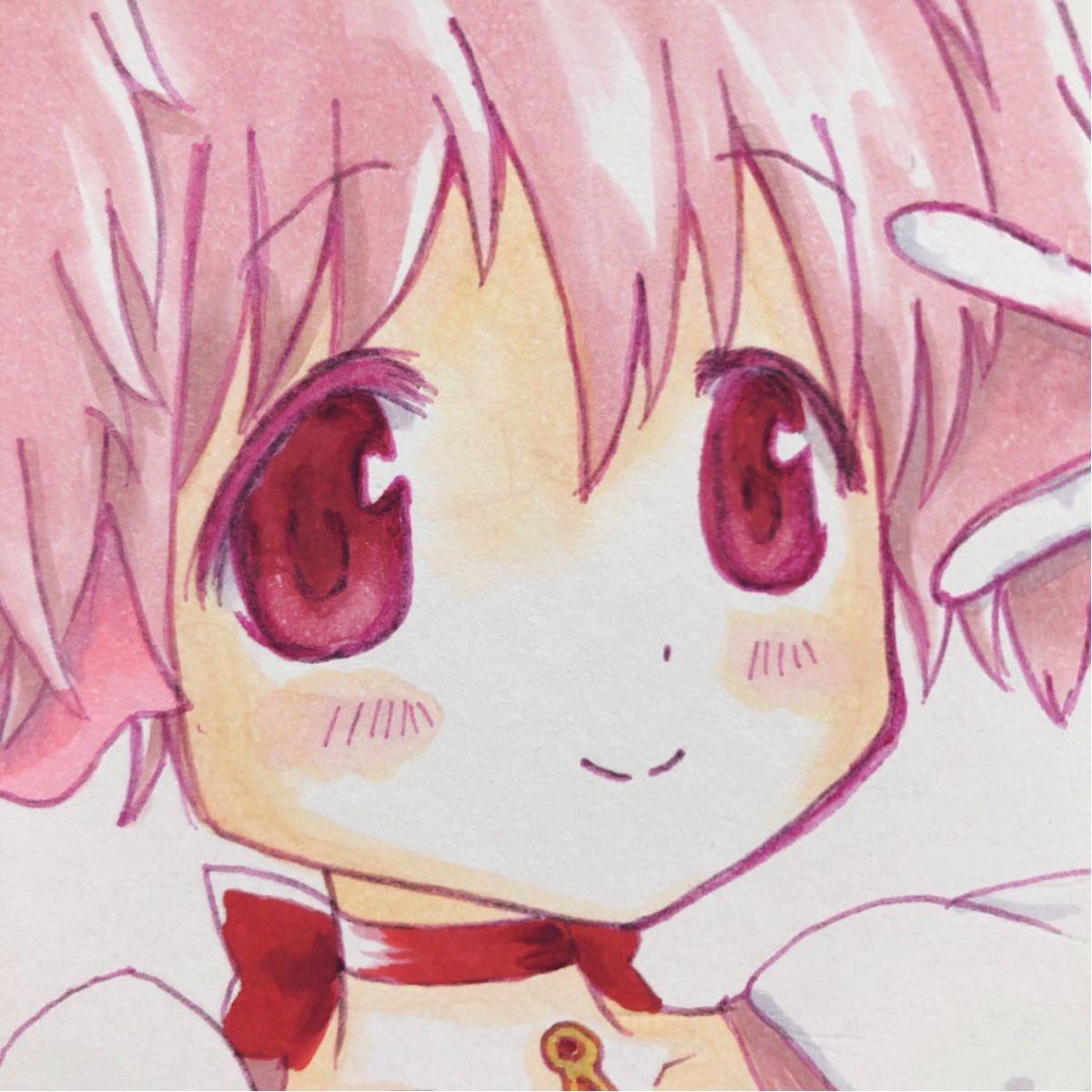 手描き 同人 イラスト 色紙 まどかマギカ 鹿目まどか 手書き コピック ミニ色紙 3 手描きイラスト 売買されたオークション情報 Yahooの商品情報をアーカイブ公開 オークファン Aucfan Com