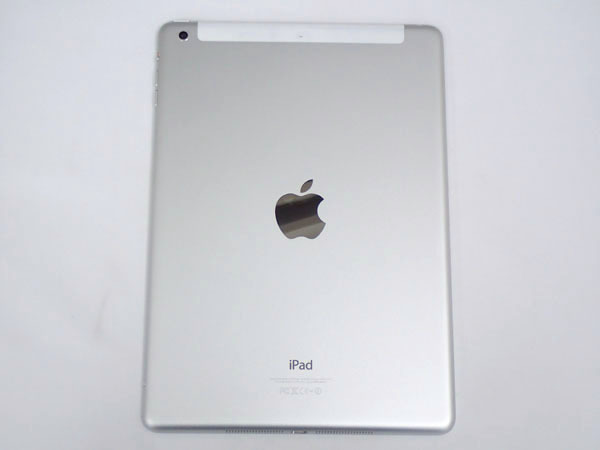 【ジャンク】部品取り Apple au iPad Air WiFi+cellular シルバー A1475 容量不明 制限○(JZ89-5)