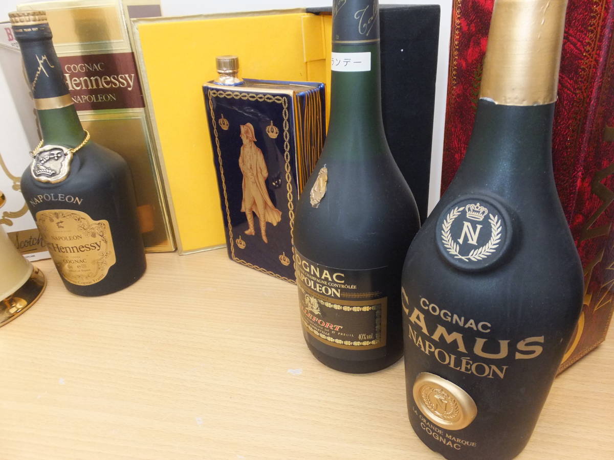 飲料・酒 ブランデー 3本セット CAMUS Hennessy SUNTORY