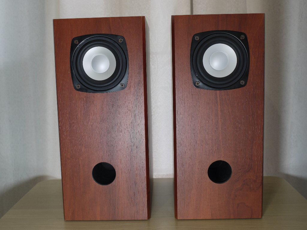 ８㎝フルレンジ用　FOSTEX M800-DB ダブルバスレフ BOXペア 美品 8㎝フルレンジ用 FOSTEX M800-DB ダブルバスレフ BOXペア 美品 FOSTEX