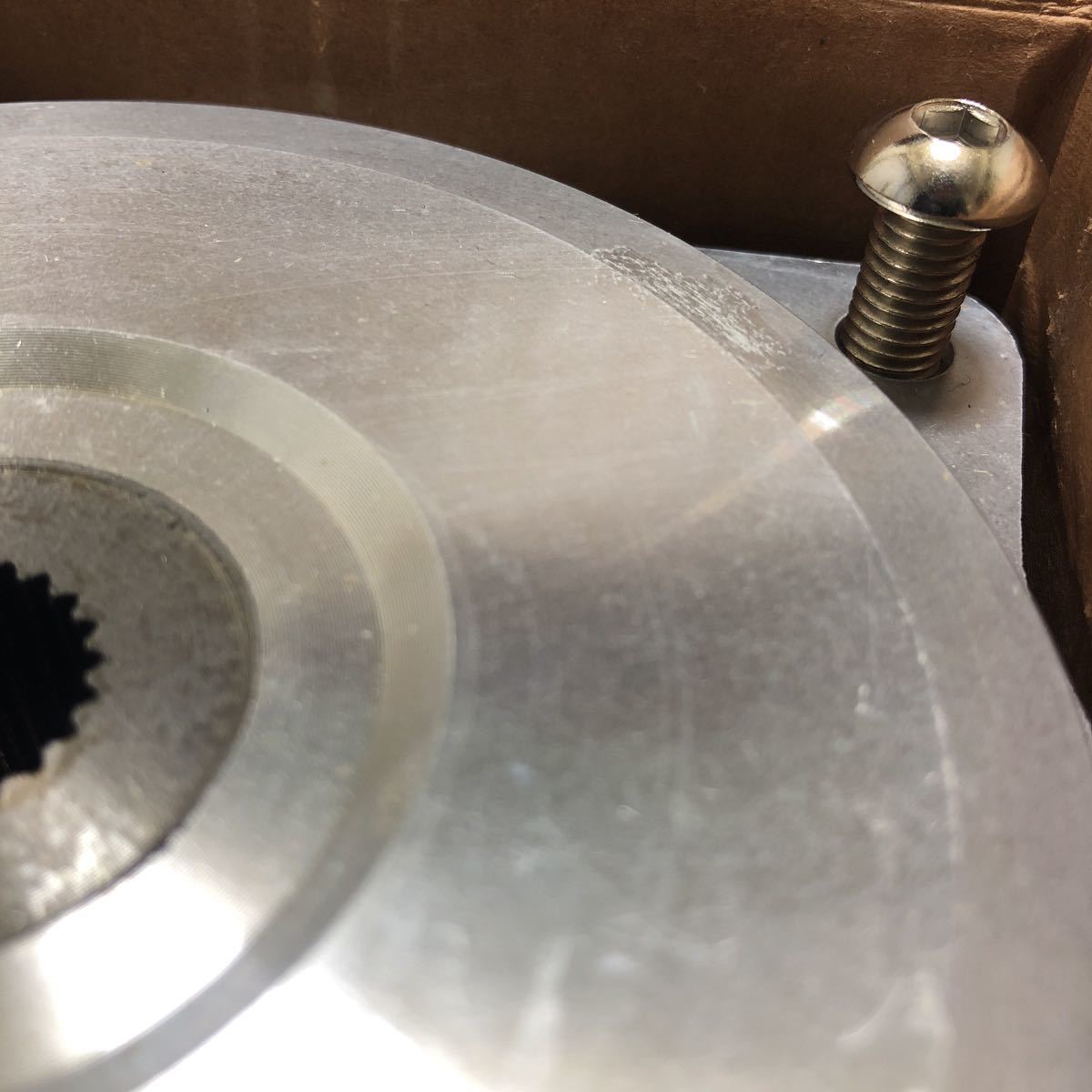 ズーマー用アルミホイールハブ中古品(zoomer、DIO、ZX ディオ