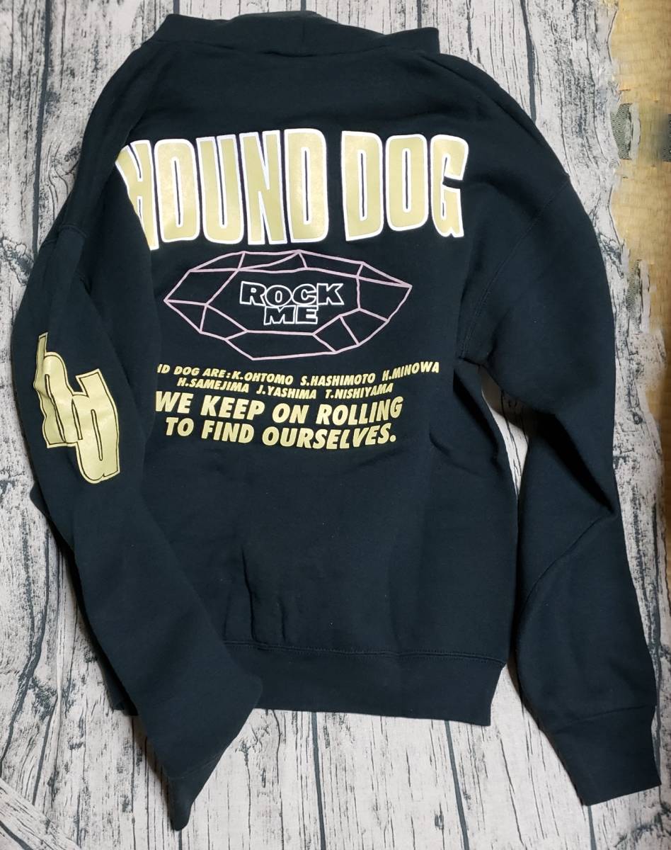 新品，HOT デッドストック ハウンドドッグ hound dog パーカー 94' 95' ツアー 大友康平 八島順一 蓑輪単志 鮫島秀樹 橋本章司 西山毅(Tシャツ)｜売買されたオークション情報、yahooの商品情報をアー Tシャツ