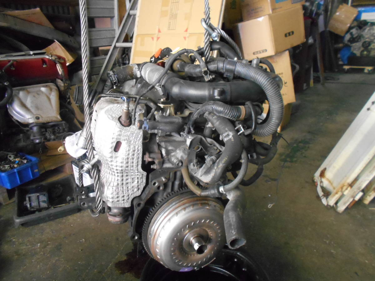 L880K コペン アクティブトップ エンジンAssy 実動外し タービン エンジンハーネス 補器類付85500k