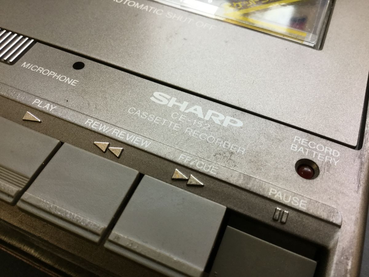 2445W]SONY WM-D6C ウォークマン SHARP カセットレコーダー CE-152 5点