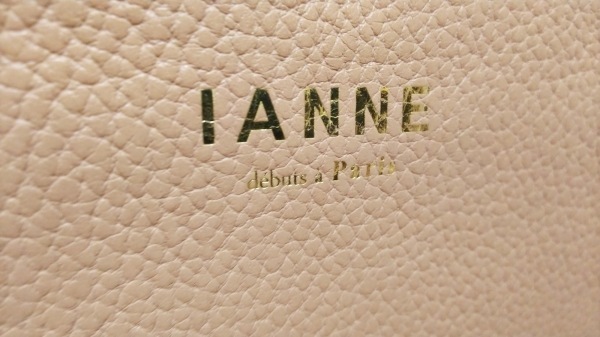 イアンヌ IANNE 長財布 レザー ベージュ 財布