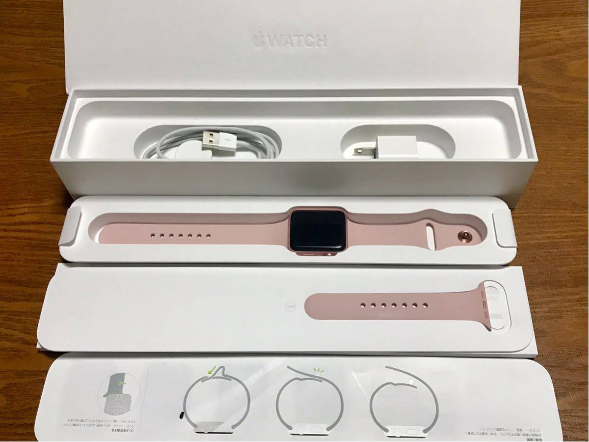☆美品 即決☆アップルウォッチ Apple Watch Series2 42mm ローズ 