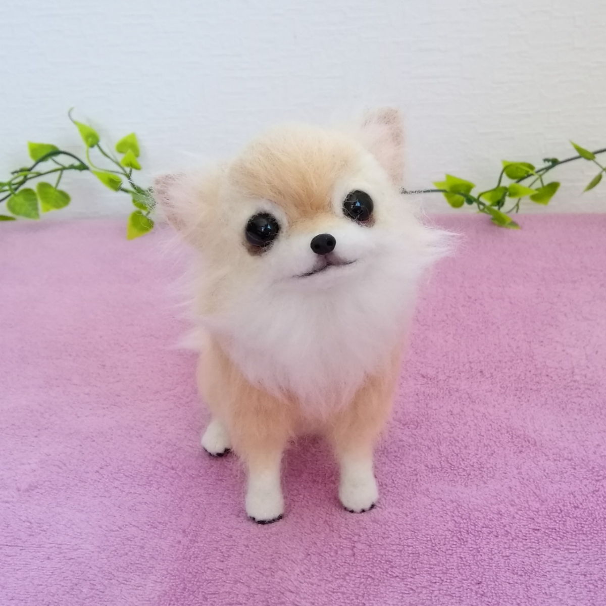 チワワ 羊毛フェルト リアル 犬 チワワ 羊毛フェルト 愛犬 チワワの
