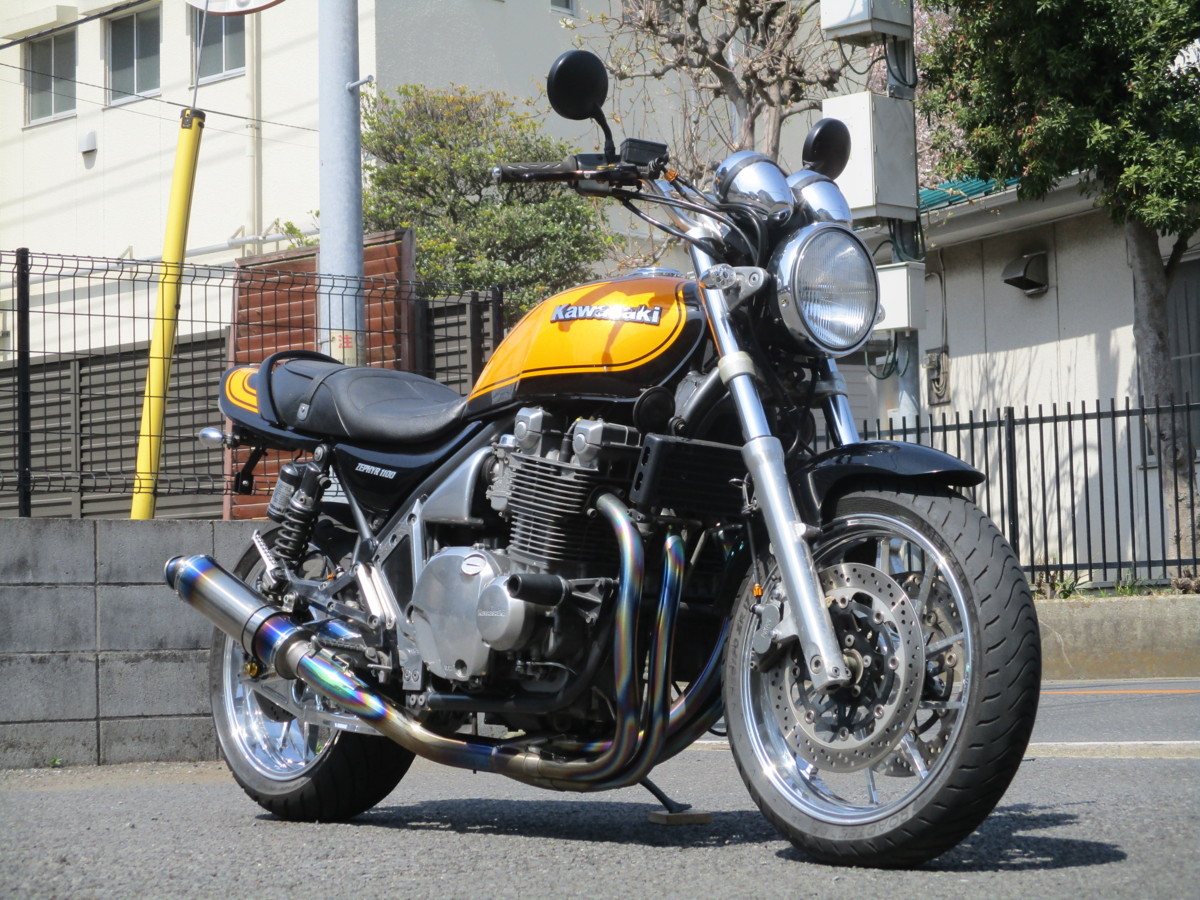 先取りサマーセール カワサキ ゼファー1100 ZRT10A 車体 イエロー 