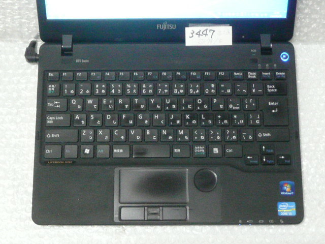 [3447]富士通 SH76/E Core i5-2520M Win7HomePrem /13.3wide 1366x768 