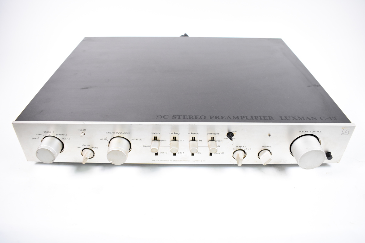 LUXMAN ラックスマン C-12 コントロールアンプ プリアンプ - 本体のみ
