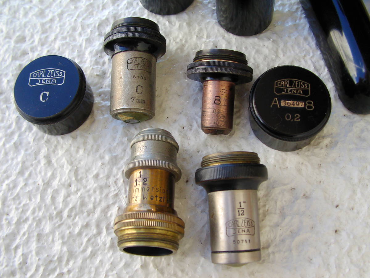 ○ アンティークCARL ZEISS JENA カール ツアイス イエナ 顕微鏡