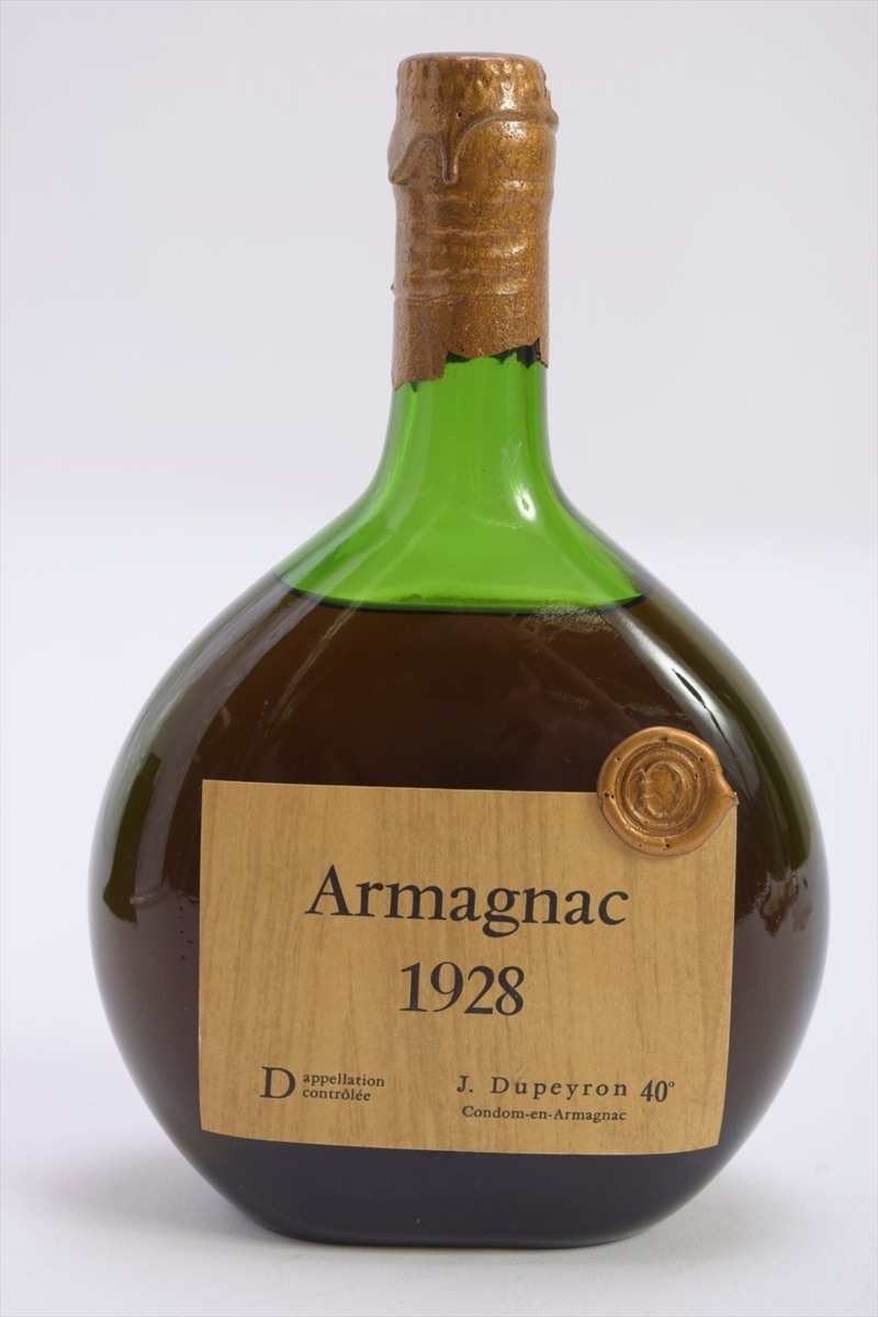 ○ 未開栓 酒 J.Dupeyron ブランデー アルマニャック 1928 700ml 40