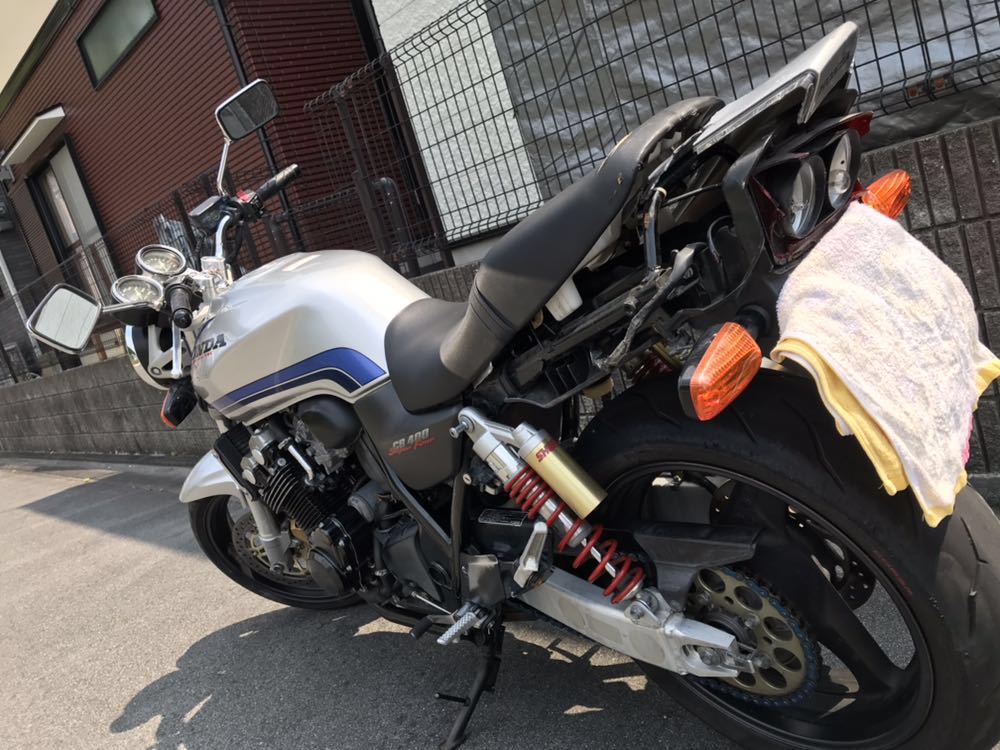 ホンダ 本田 CB400SF スーパーフォア 事故車 部品取り車 ジャンク 車検 令和3年5月まで 
