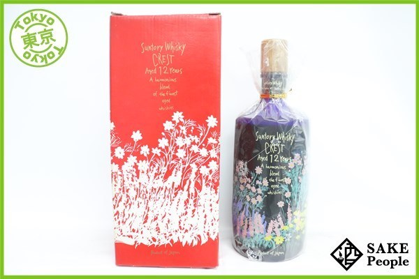サントリー クレスト 12年 秋の花 飲料 600ml 43% ブレン ◇注目