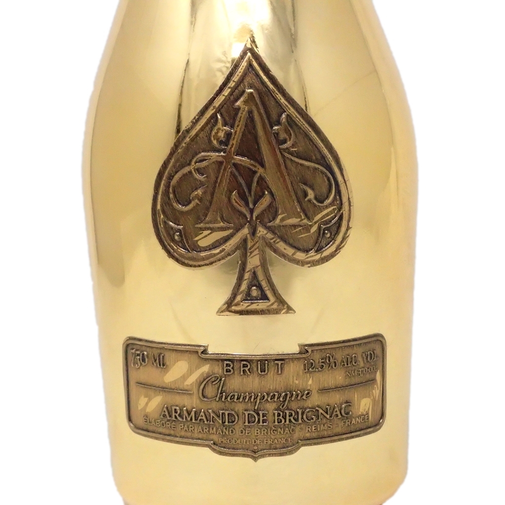 未開栓★ARMAND DE BRIGNAC アルマンドブリニャック ゴールド 750ml 袋付 ⑪