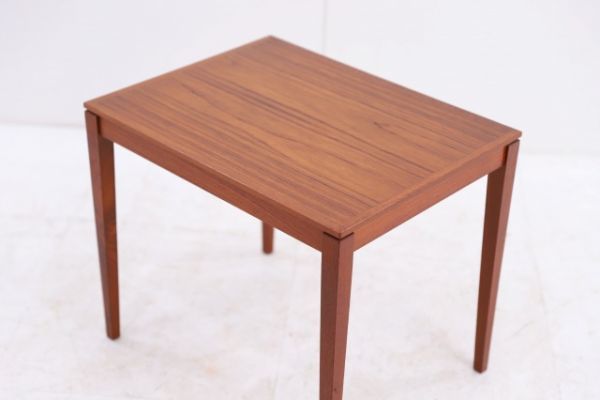 美品 北欧デンマーク製 Bent Silberg MOBLER チーク材 サイドテーブルM