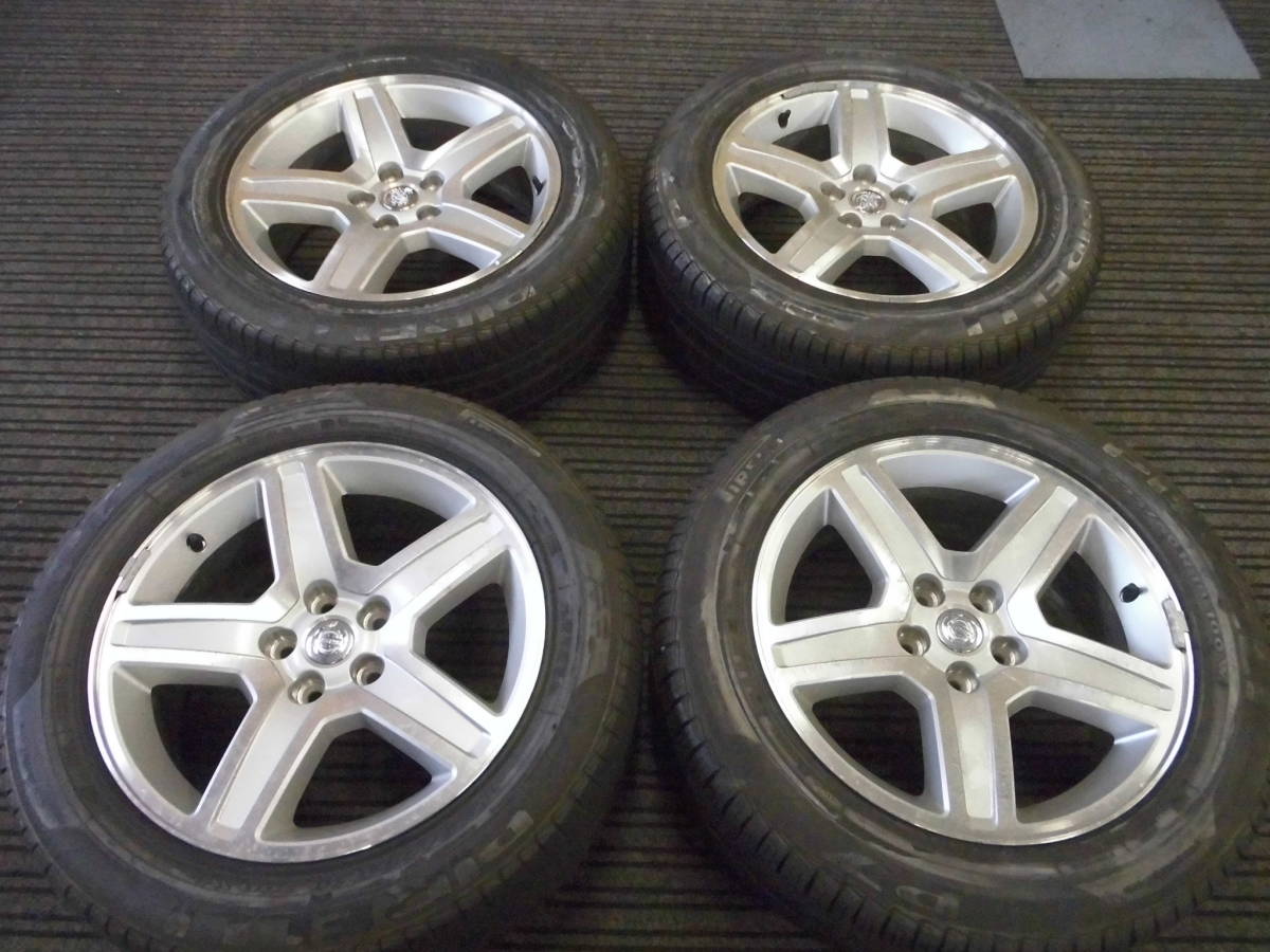 ♪C0408 クライスラー純正アルミホイール PIRELLI 225/60R18 タイヤ 