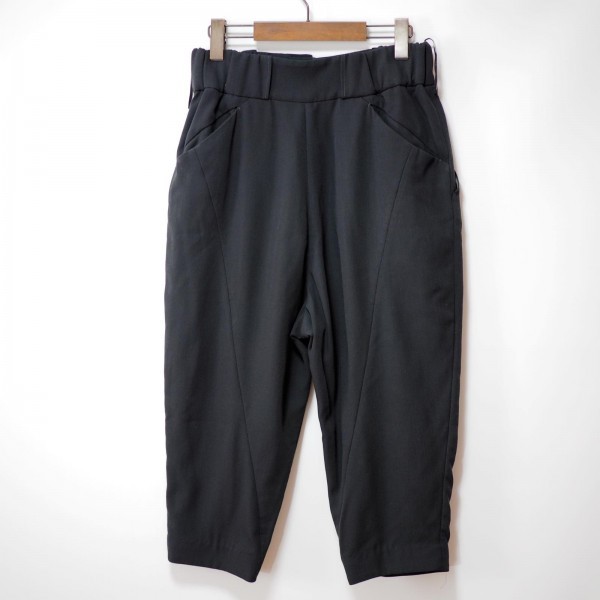 DEVOA(デボア)ウールタッククロップドパンツ 1(S) 送料520円～ 美品 