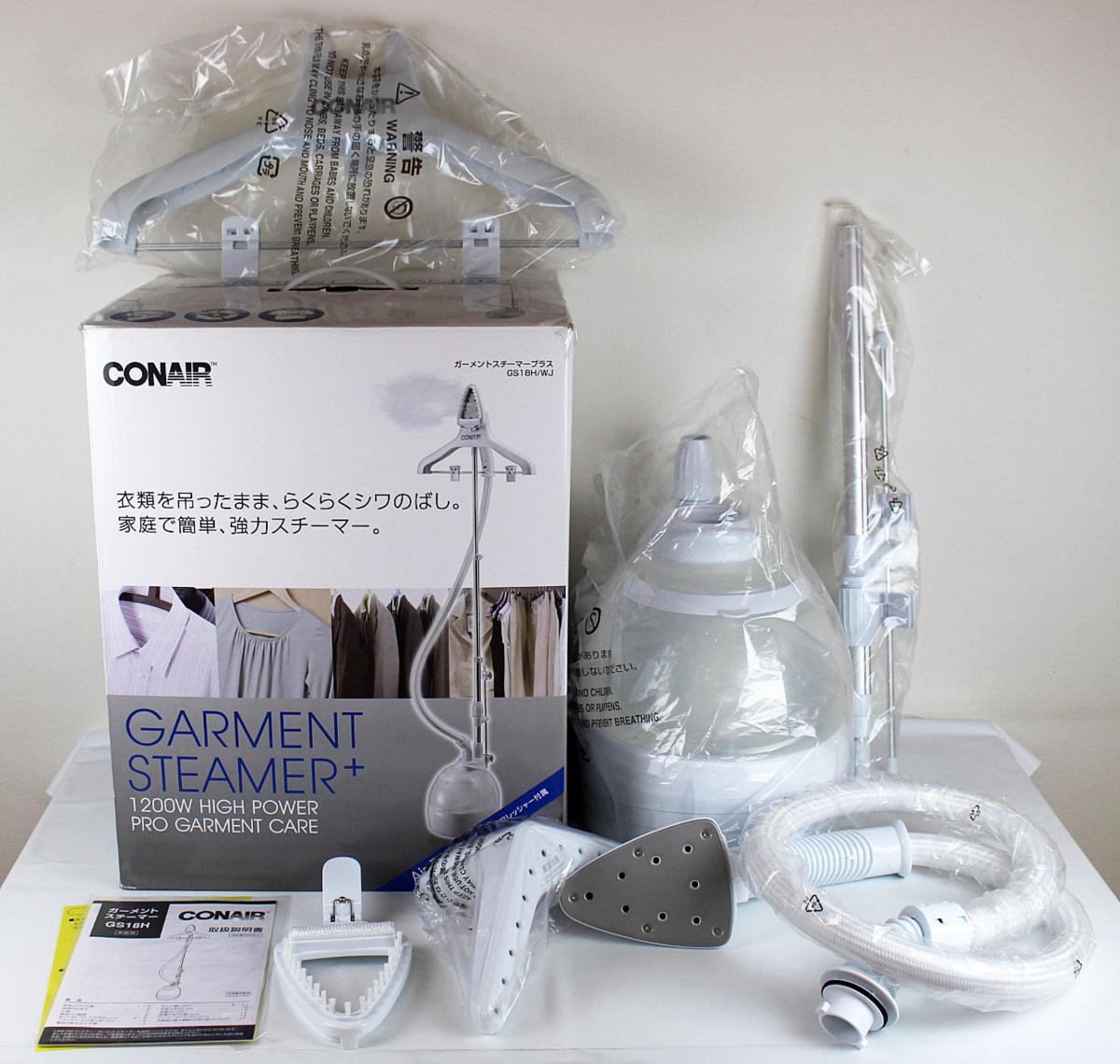 CONAIR ガーメントスチーマープラス GS18H/WJ コンエアー CONAIR ガーメントスチーマープラス GS18H/WJ コンエアー