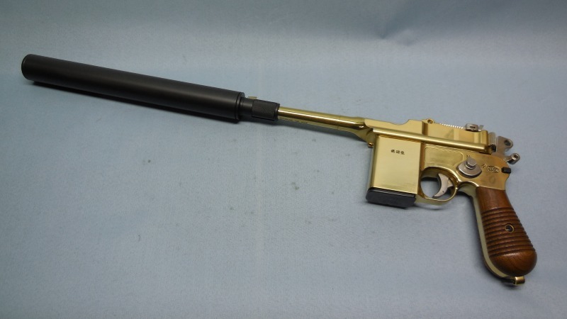 マルシン モーゼル M712 金属モデルガン 発火モデル専用 サイレンサー