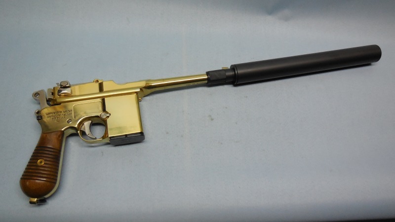 マルシン モーゼル M712 金属モデルガン 発火モデル専用 サイレンサー