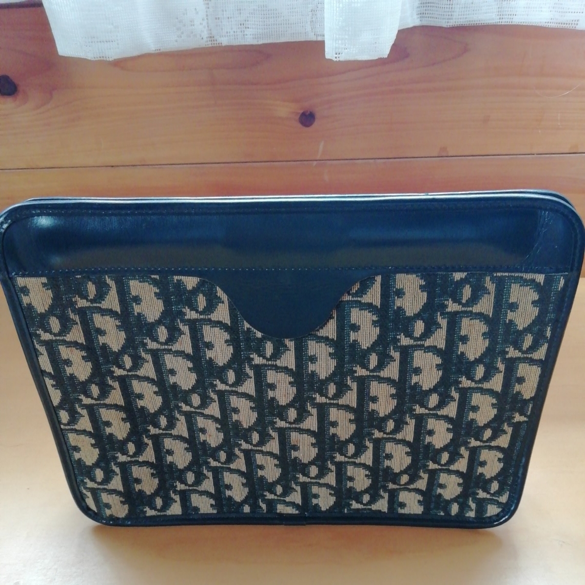 希少 正規品 Dior ディオール ポーチ クラッチバッグ 総柄 トロッター クリスチャンディオール Dior クリスチャンディオール クラッチバッグ