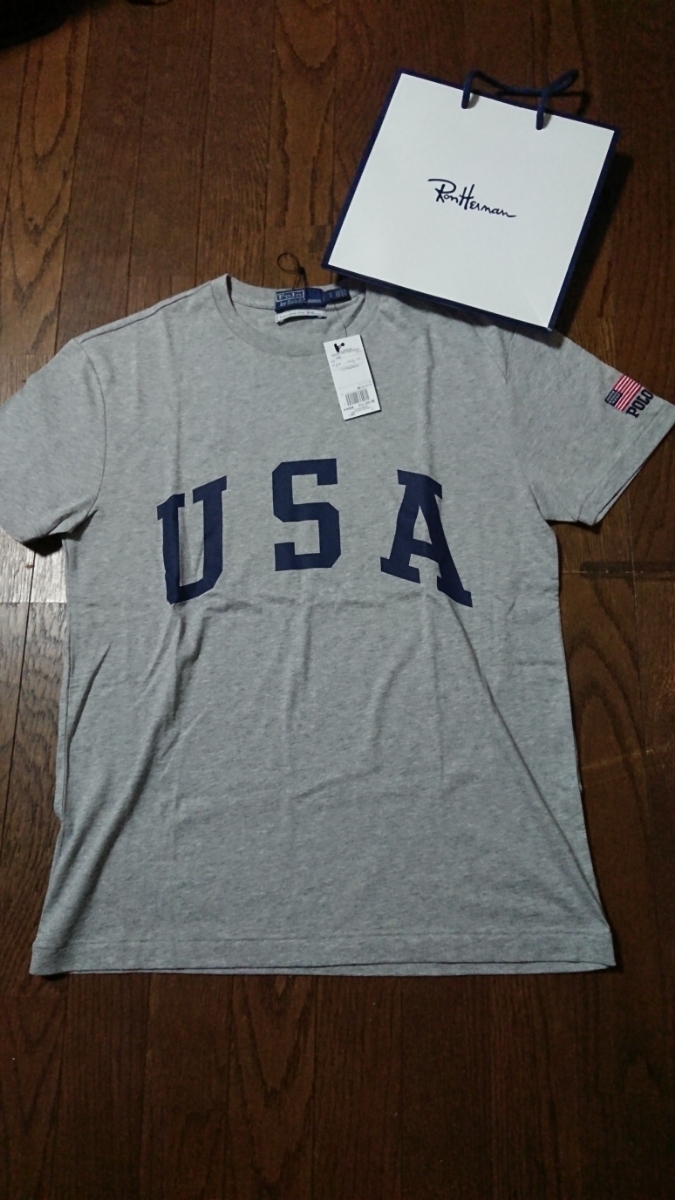 Ron herman Ralph lauren ダブルアールエル tシャツ 未使用保管品Ron