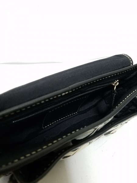 販促大王 コーチ COACH ショルダーバッグ 6844 シグネチャーミニフィールドバッグ ジャガード×レザー アイボリー×黒 バッグ