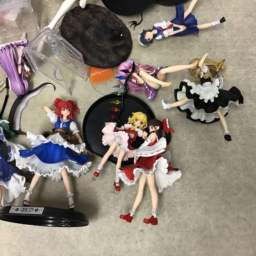 訳あり ジャンク 東方project 霧雨魔理沙 フランドール 博麗霊夢 東風谷早苗 化物語 戦場ヶ原ひたぎ Fate 遠坂凛 等 フィギュア 売買されたオークション情報 Yahooの商品情報をアーカイブ公開 オークファン Aucfan Com
