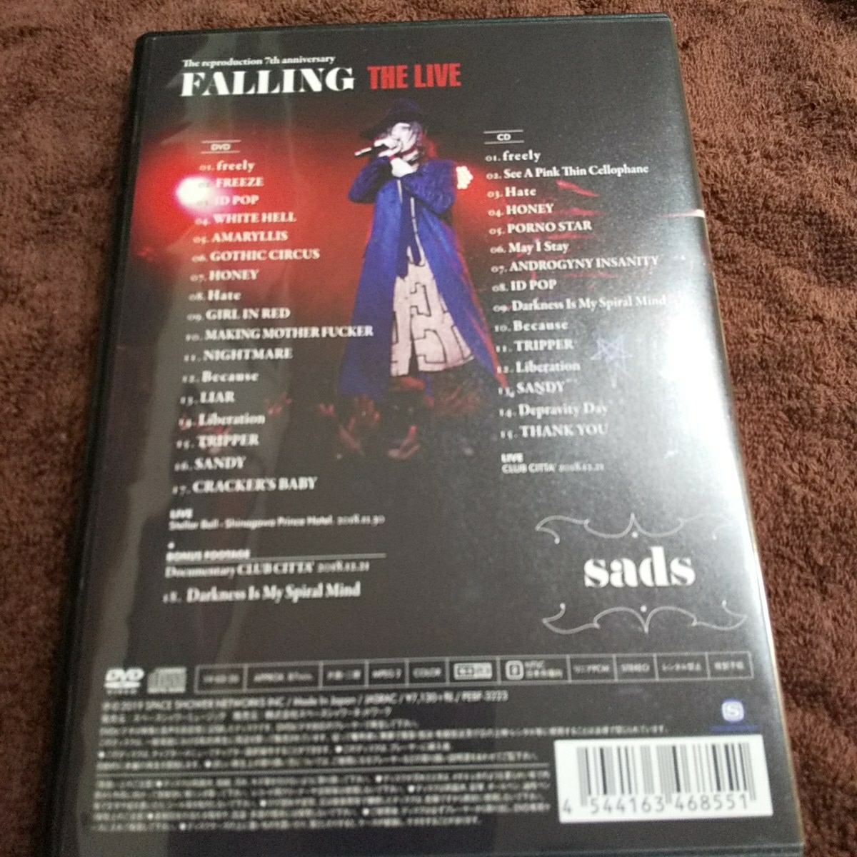 美品『FALLING』 THE LIVE [DVD] sads sads「FALLING」THE 【公式通販】