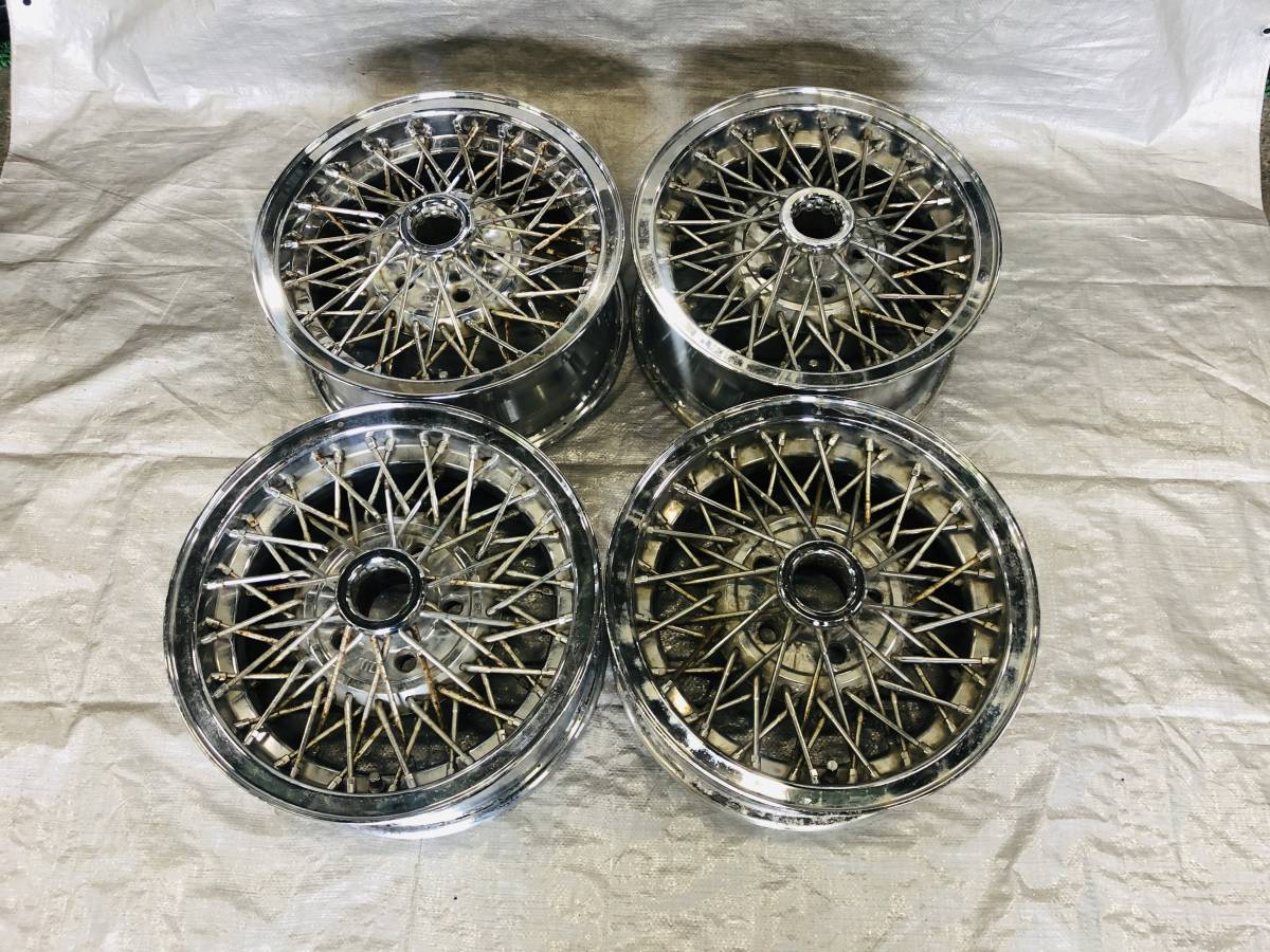RAYS ☆希少品☆ ワイヤー 15×6.5J +25 5H-114.3 4本 旧車⁄絶品 15 
