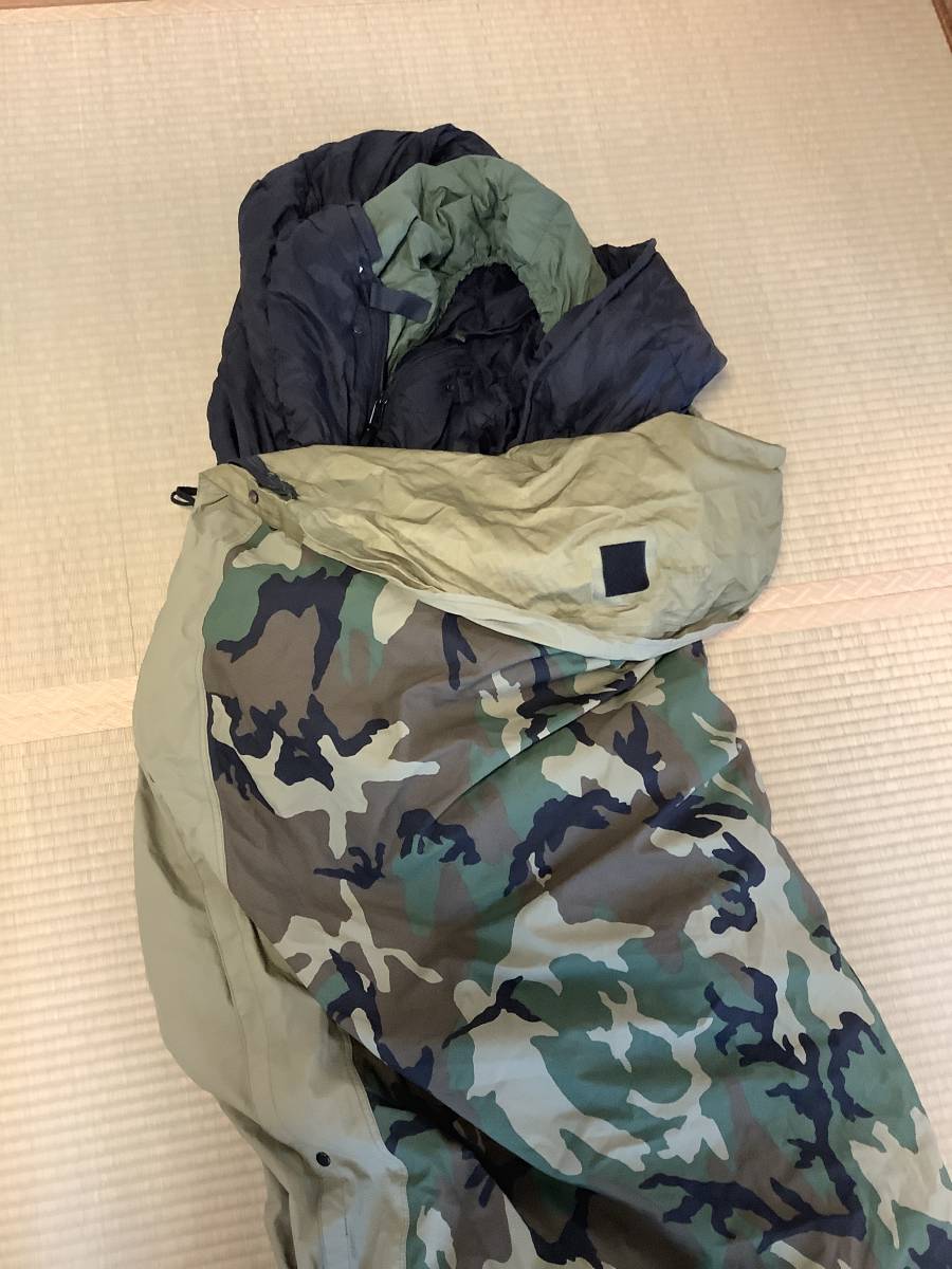 米軍 寝袋 ゴアテックス シュラフ モジュラースリーピングシステム