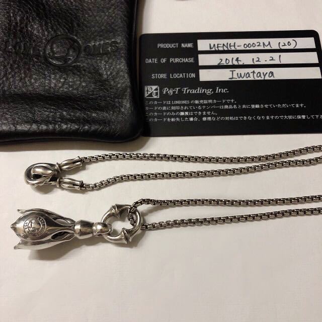 LONE ONESTEAR BELL 美品 LONEONES ティアーベルM ペンダントトップ
