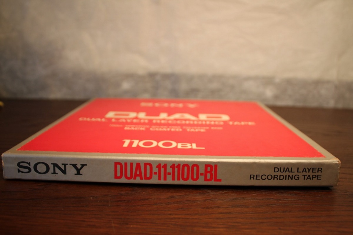 10号 オープンリールテープ　SONY　DUAD　BL1100　ソニー デュアッド 中古品　ジャンク