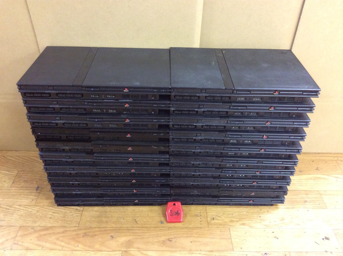 S【ジャンク】PS2薄型(SCPH-70000～90000）　20台　0723-306_1
