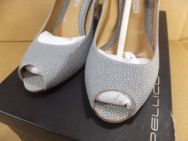 PELLICO グレー ハイヒール 36 Y9/M】PELLICO ペリーコ パンプス 36 23.0cm レディース シューズ