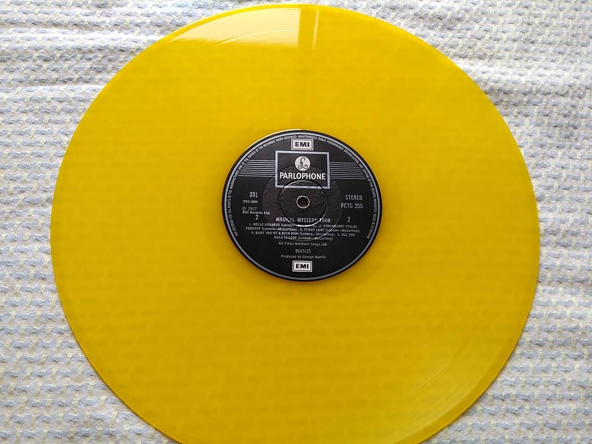 UK Magical Mystery Tour イエローワックス　ビートルズ HTM（ハリーモス）カット _1