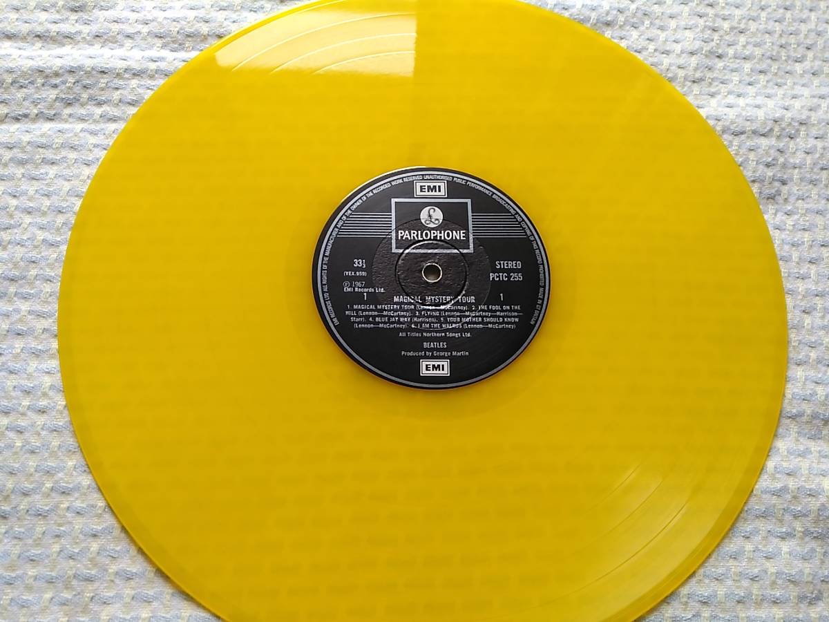 UK Magical Mystery Tour イエローワックス　ビートルズ HTM（ハリーモス）カット _3
